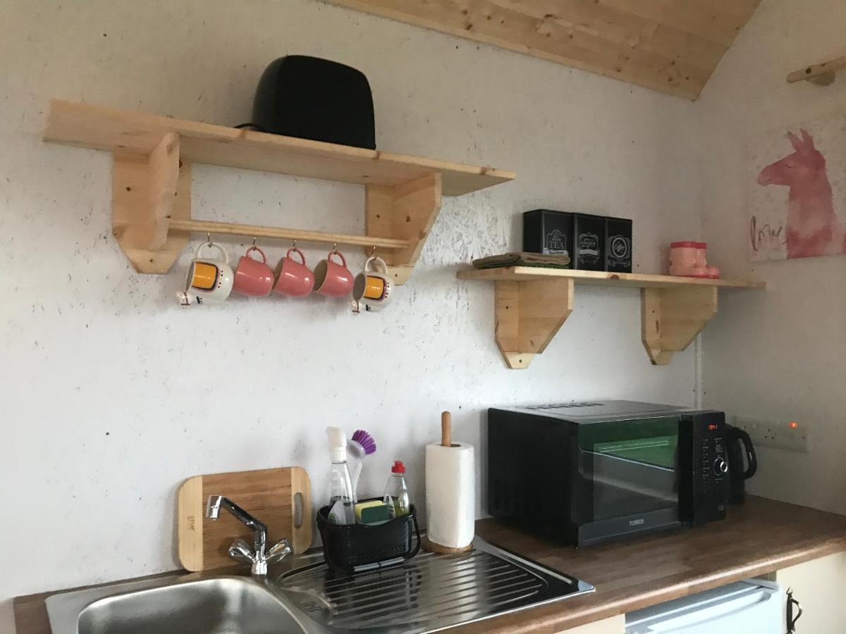 The Beautiful Lazy Llama Shepherd Hut Farm Stay Ballyshannon Bagian luar foto